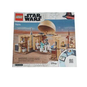 75270 Star Wars Obi Wans Hut Book LEGO Building Manual Instruction Replacement